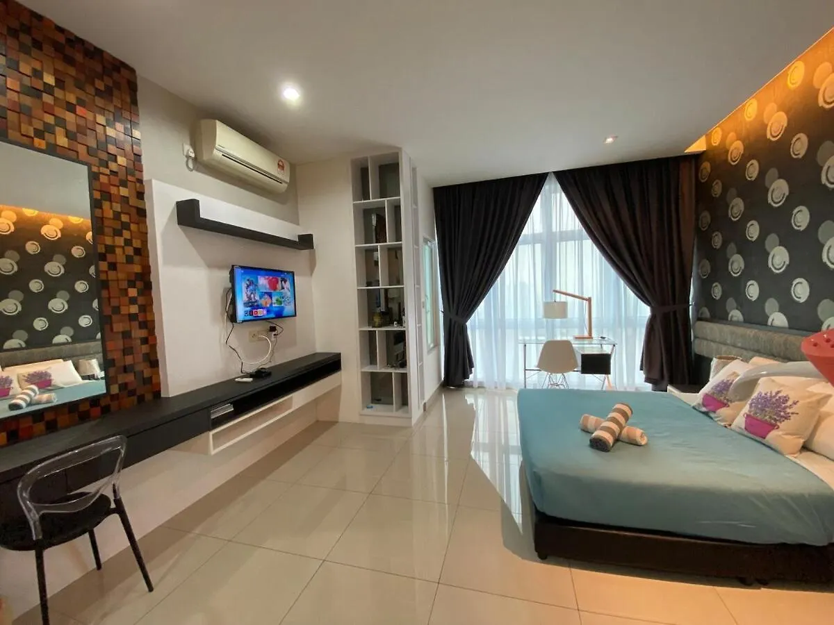 Lägenhet Cozy Studio Twin Galaxy Wifi Netflix 1-4Pax Johor Bahru Malaysia