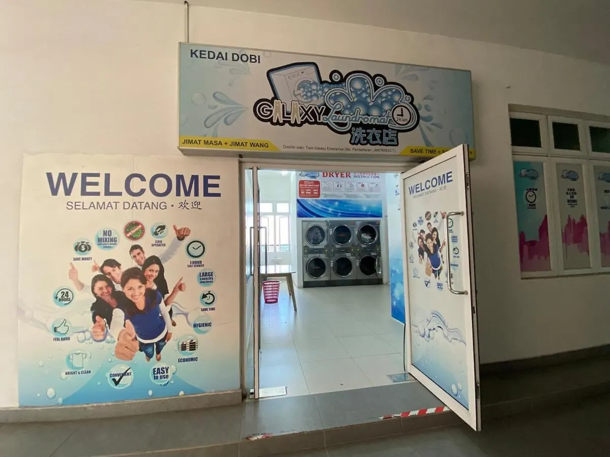 Cozy Studio Twin Galaxy Wifi Netflix 1-4Pax Johor Bahru Malaysia