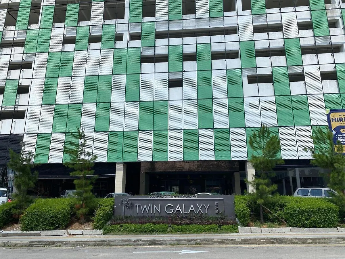Cozy Studio Twin Galaxy Wifi Netflix 1-4Pax Johor Bahru Apartment